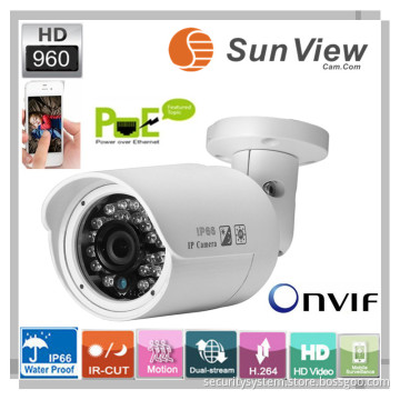 new model reached 960P HD IP camera waterproof bullet ip security camera system surveillance(SV-B1368F)